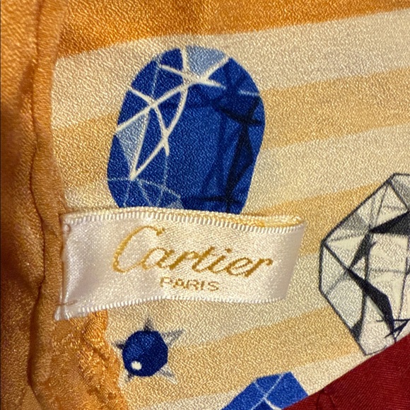Cartier Silk Scarf With Bag - Picture 4 of 13